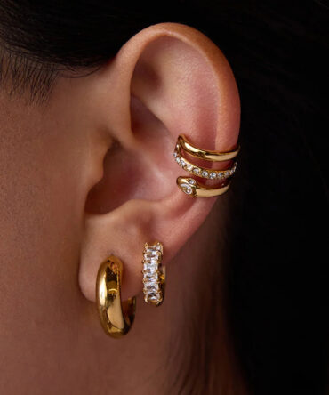 Pacote de brincos de ouro básicos Orielle