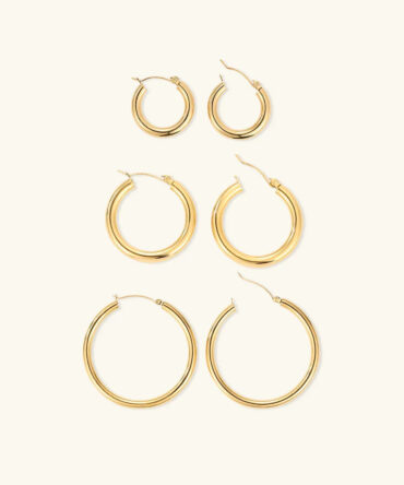 Aros redondos largos