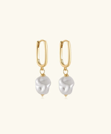 Brincos de pérolas de água doce Denise