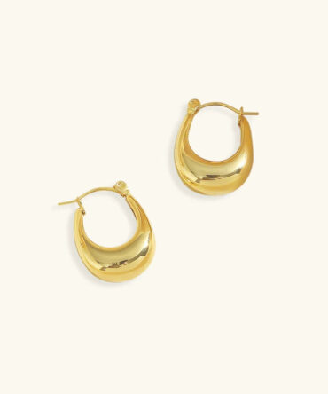 Brincos de argola Evie