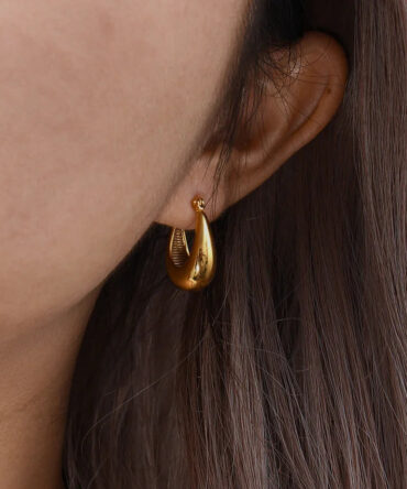 Brincos de argola Evie 2