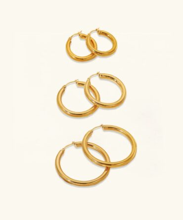 Brincos de argola larga