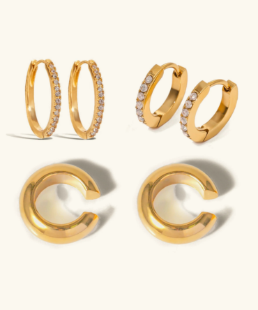 Pacote de argola contemporânea Krisha 2