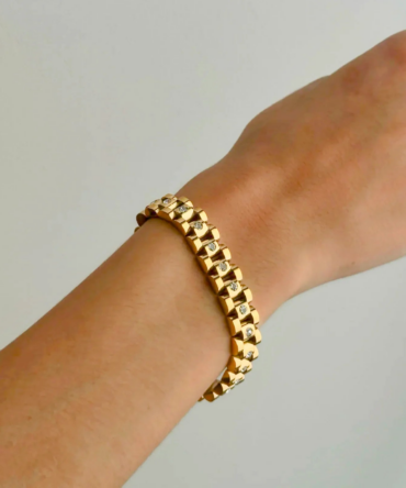 Pulseira de relógio de ouro 2