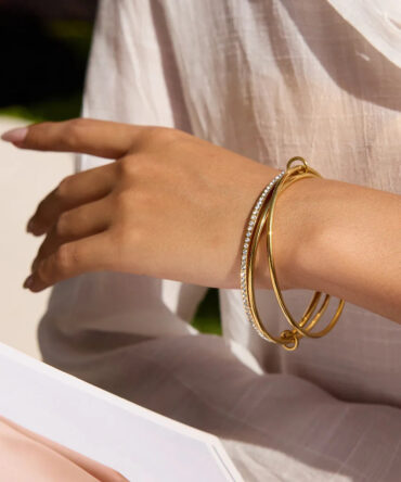 Pulseira de diamantes empilhados Quinley 2