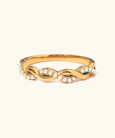 Anel de pérolas de água doce Vivienne