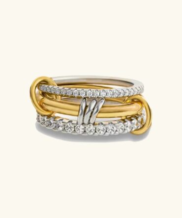 Anel de diamante empilhado Cosette