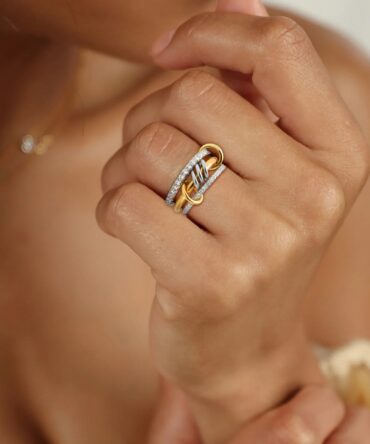 Anel de diamante empilhado Cosette 2