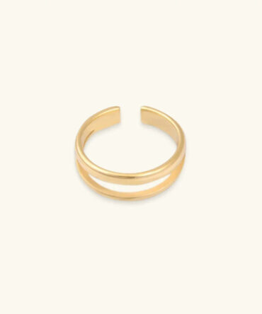 Anel de ouro em camadas Olivia 1
