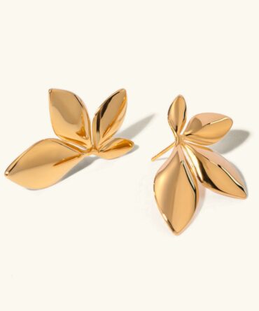 Brincos Pétalas de Ouro Velle