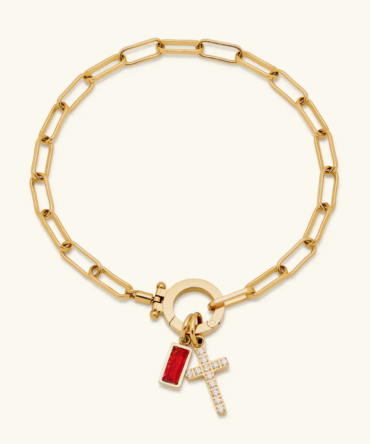 Pulseira Cruz Annabella Birthstone