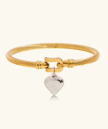 Solenne Pulseira Torcida em Ouro 1