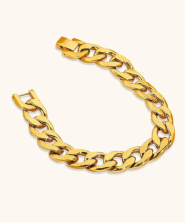 Pulseira de corrente de ouro Kayle