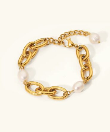 Pulseira Ysabel Chunky Pérola de Água Doce